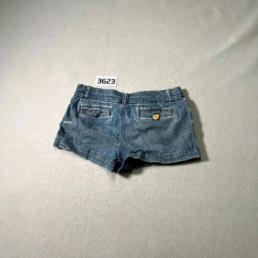 Op Ocean‎ Pacific Shorts Womens 7 Blue Denim Everyday Wear Medium Wash Stretch